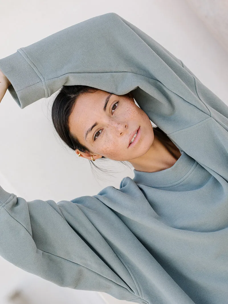 Bluza oversize Kind, Sage