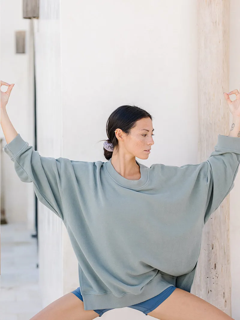 Bluza oversize Kind, Sage