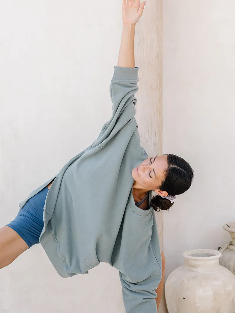 Bluza oversize Kind, Sage