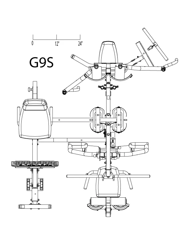 Body-Solid G9S Two-Stack Home Gym Machine