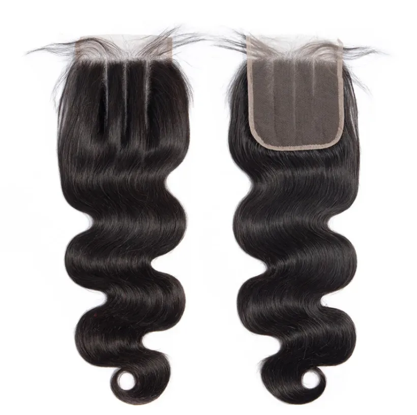 Body Wave Human Hair Closure 7*7 Lace Remy Lace Closure Natural Color MYLOCKME