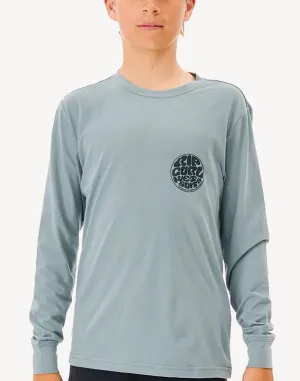 Boys Icons UPF 50  Long Sleeve Swim Shirt