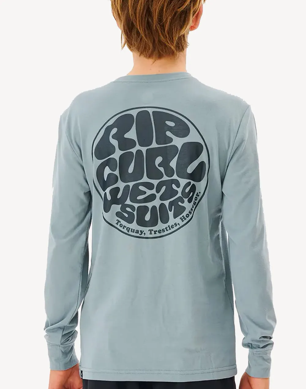Boys Icons UPF 50  Long Sleeve Swim Shirt