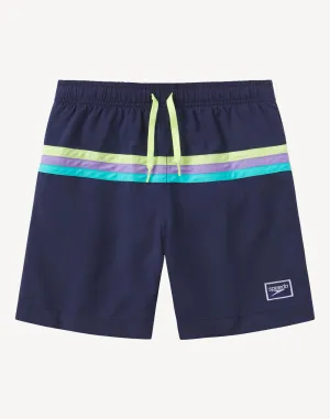 Boys Stripe 15" Swim Trunk