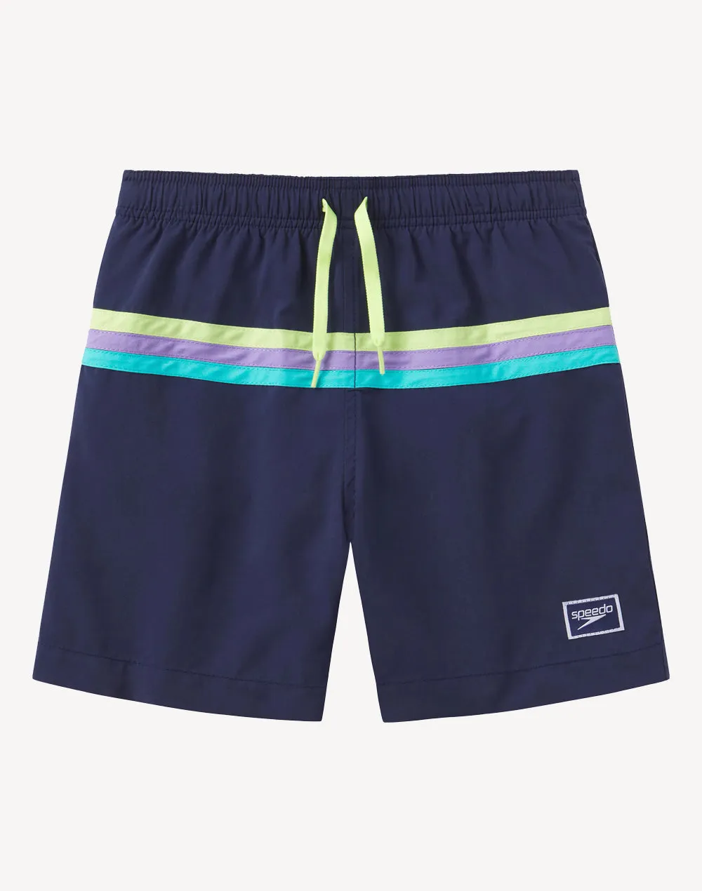 Boys Stripe 15" Swim Trunk