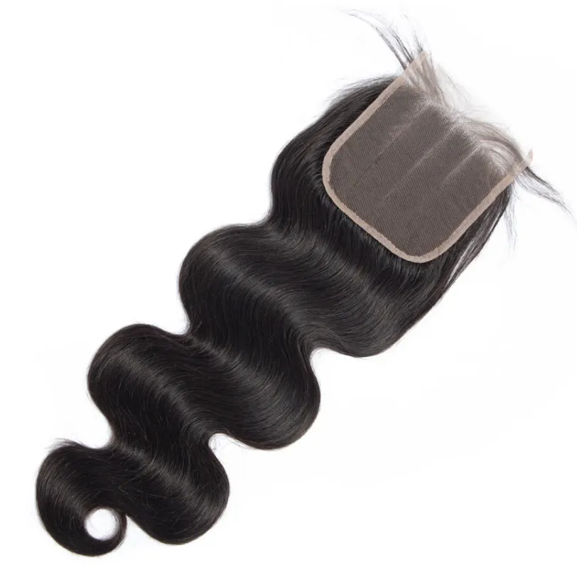 Brazilian Body Wave 4 Bundles With 4×4 Lace Closure  MYLOCKME