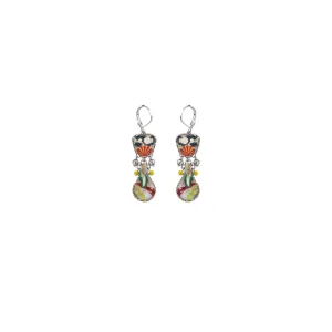 Bright Sunset Medium Lever Earrings