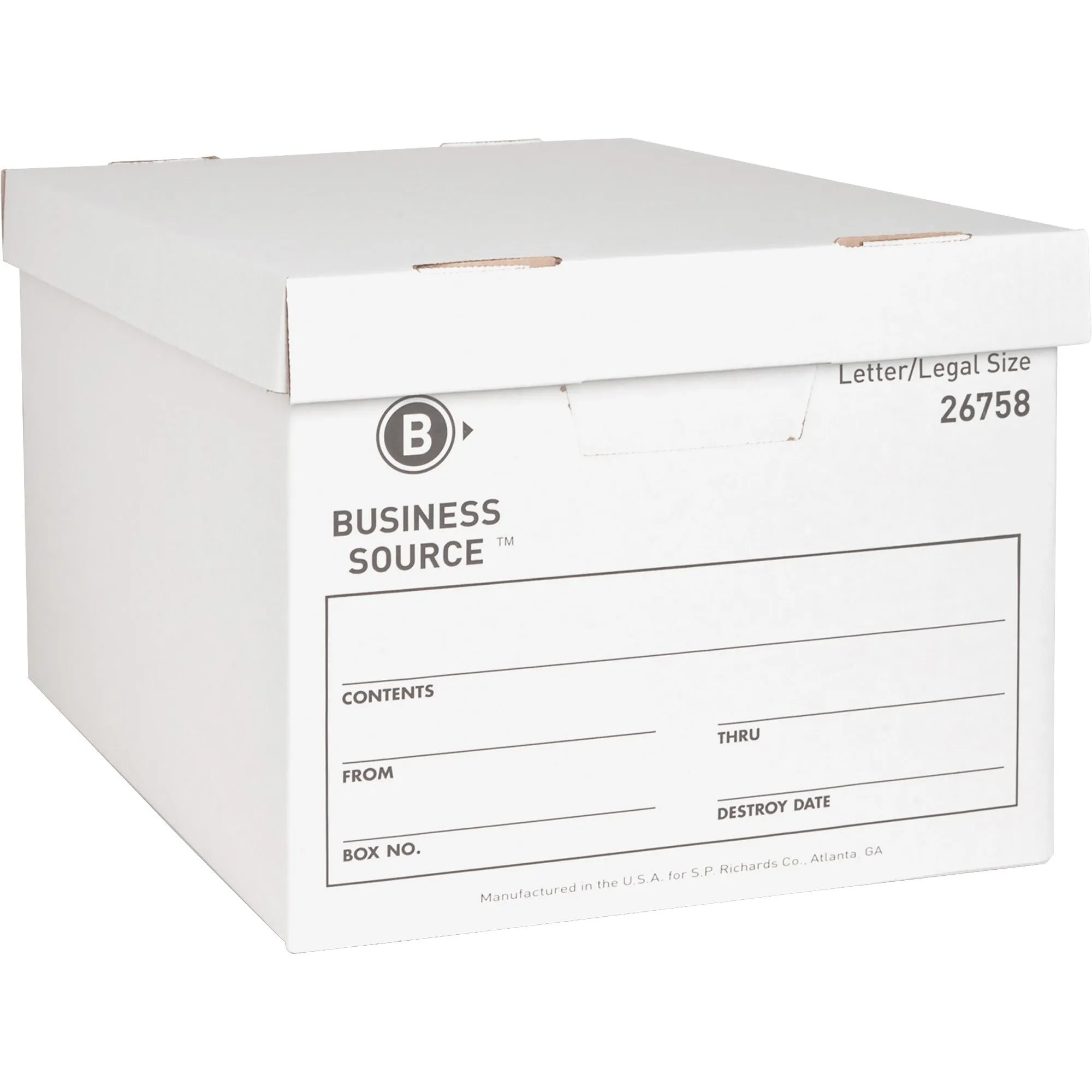 Business Source Lift-off Lid Medium Duty Storage Box
