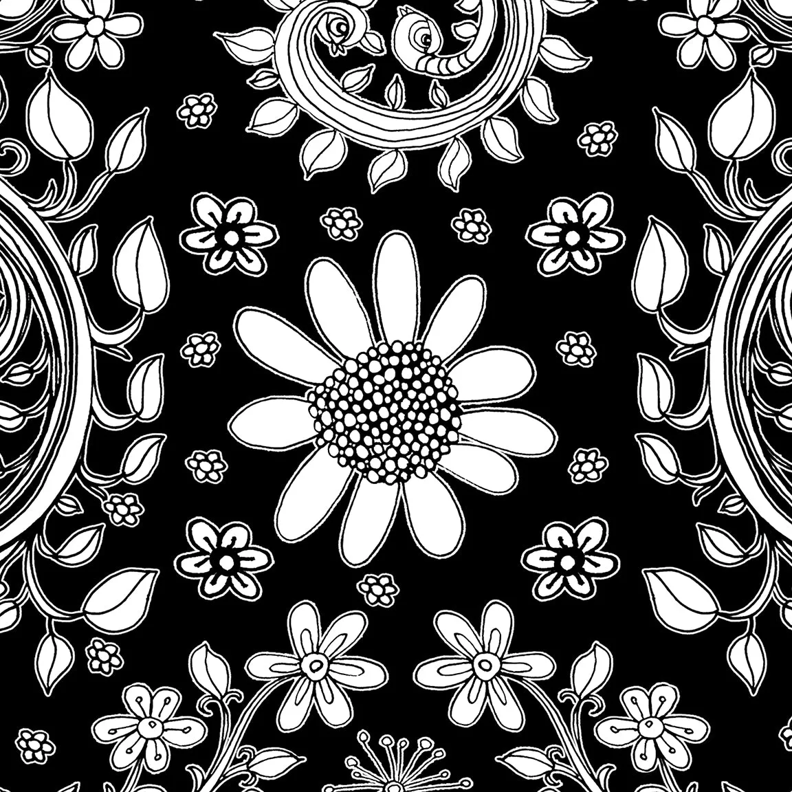 'BW Birds of a Flower' Laptop/Tablet Sleeve