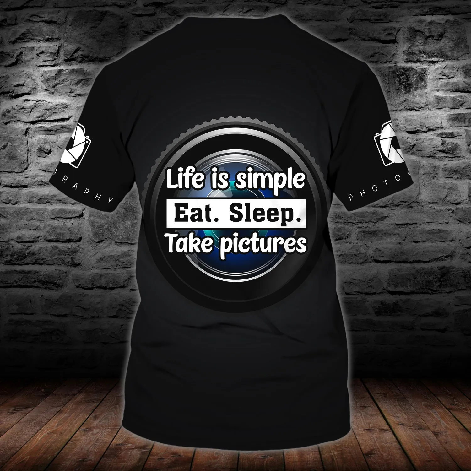 Camera 01 - Personalized Name 3D Tshirt
