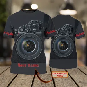 Camera 1X - Personalized Name 3D Tshirt