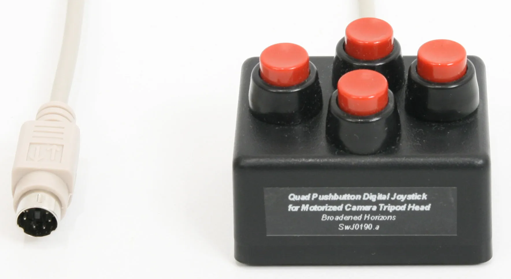 Camera Motorized Pan & Tilt Tripod Head   choice of Adaptive Hand, Finger, or Chin Joystick Controls