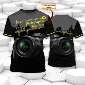 Camera - Personalized Name 3D Tshirt - 240
