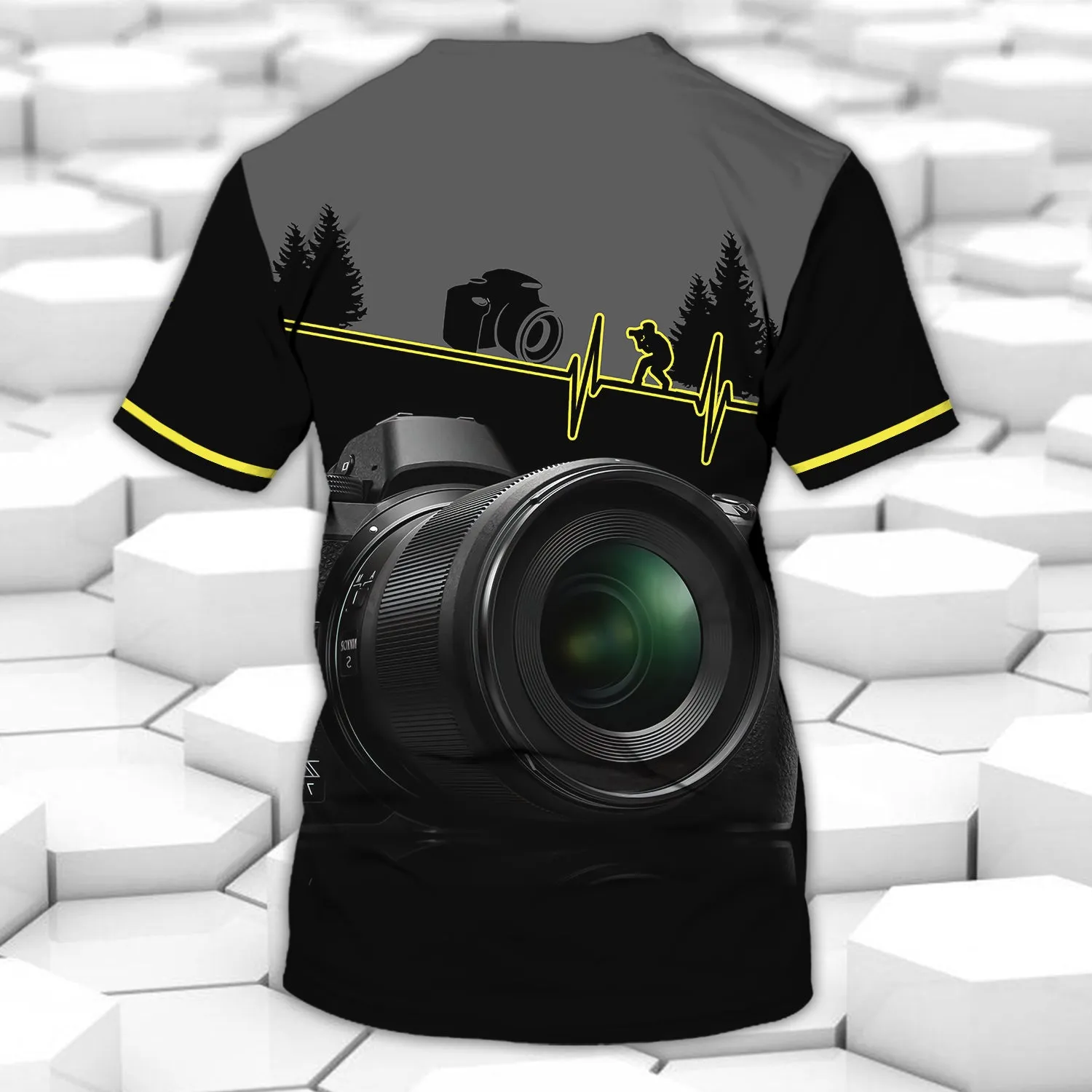 Camera - Personalized Name 3D Tshirt - 240