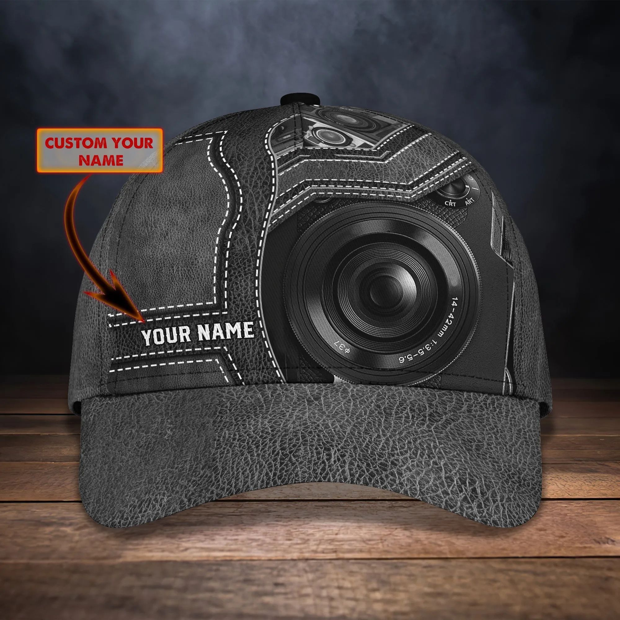 Camera - Personalized Name Cap 135