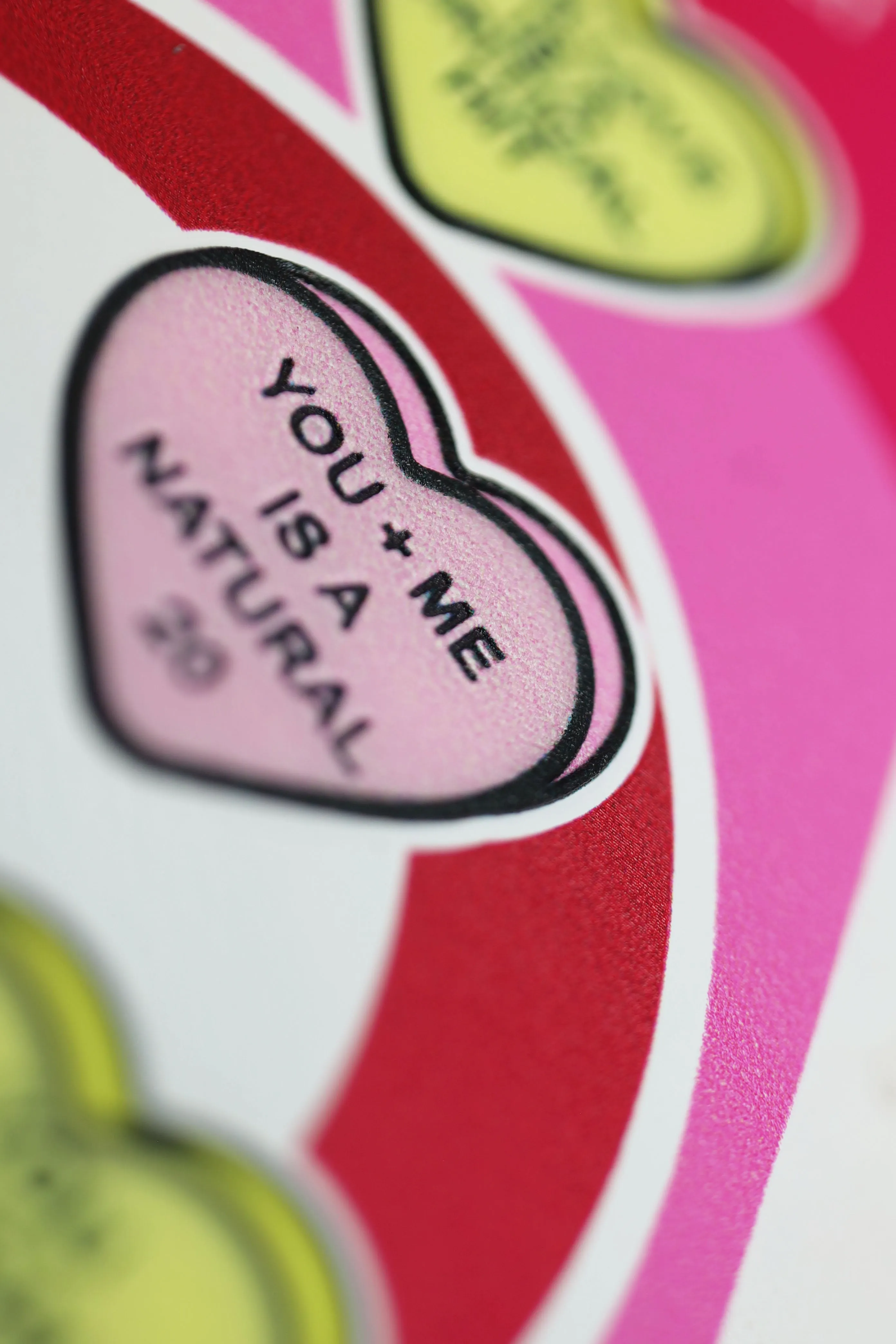 Candy Hearts 1 Sticker Sheet