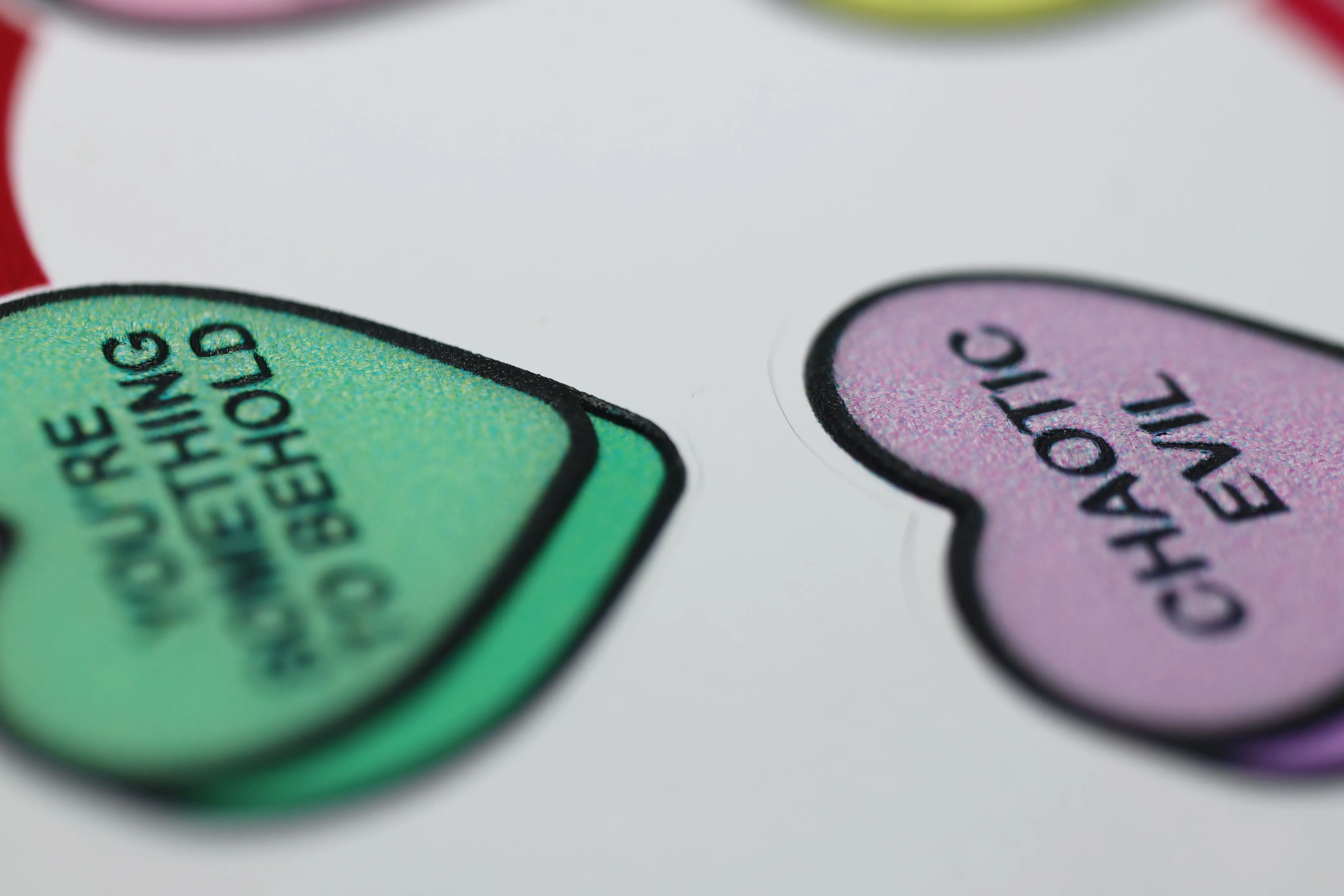 Candy Hearts 1 Sticker Sheet