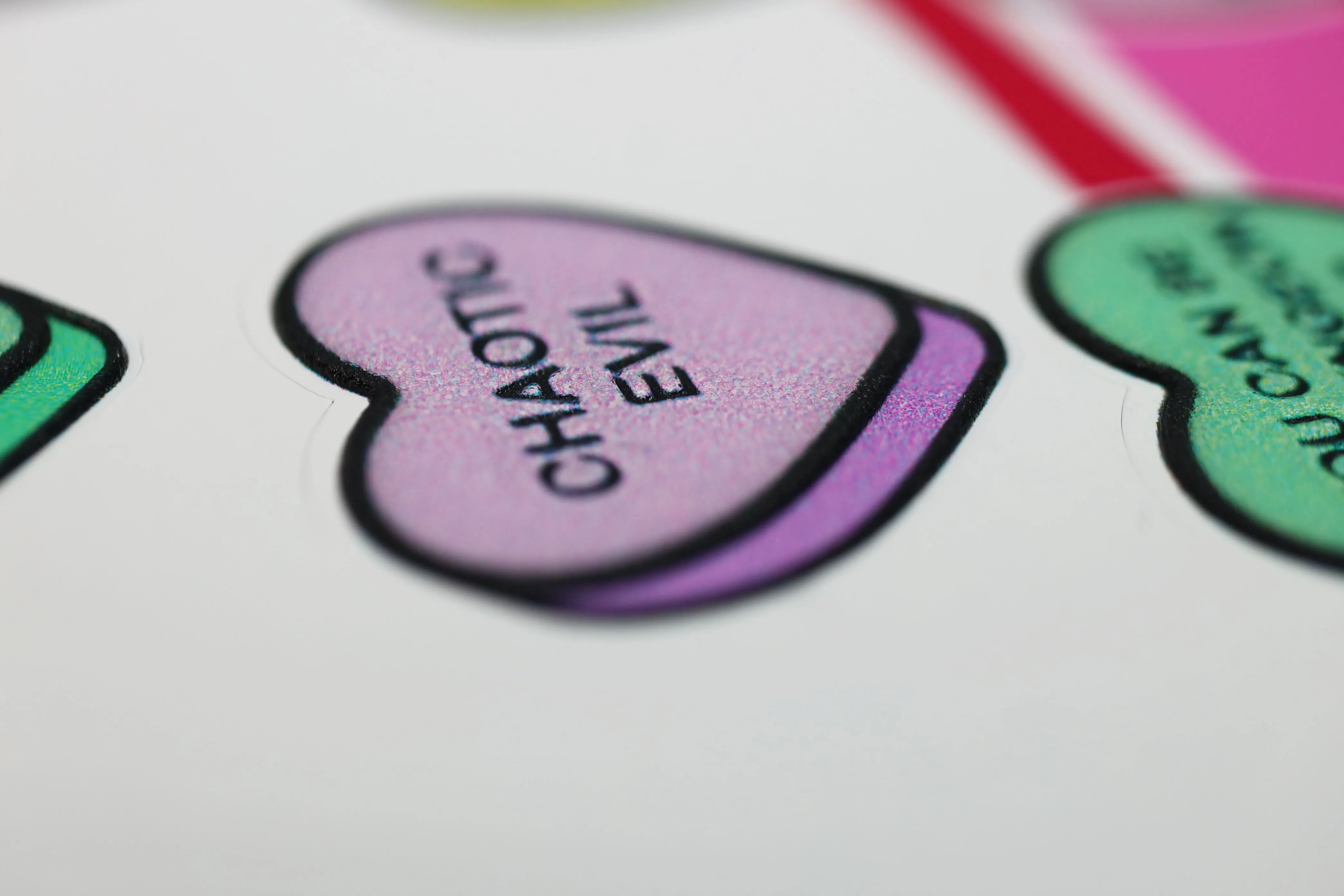 Candy Hearts 1 Sticker Sheet