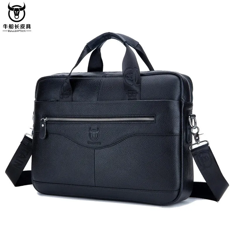 CAPTAIN | Genuine Leather Messenger Bag for Work