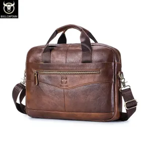 CAPTAIN | Genuine Leather Messenger Bag for Work