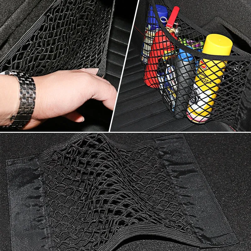 Car Use Mesh Elastic Storage String Bag
