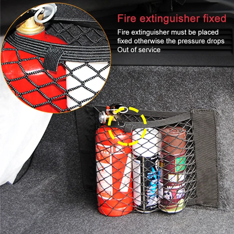 Car Use Mesh Elastic Storage String Bag