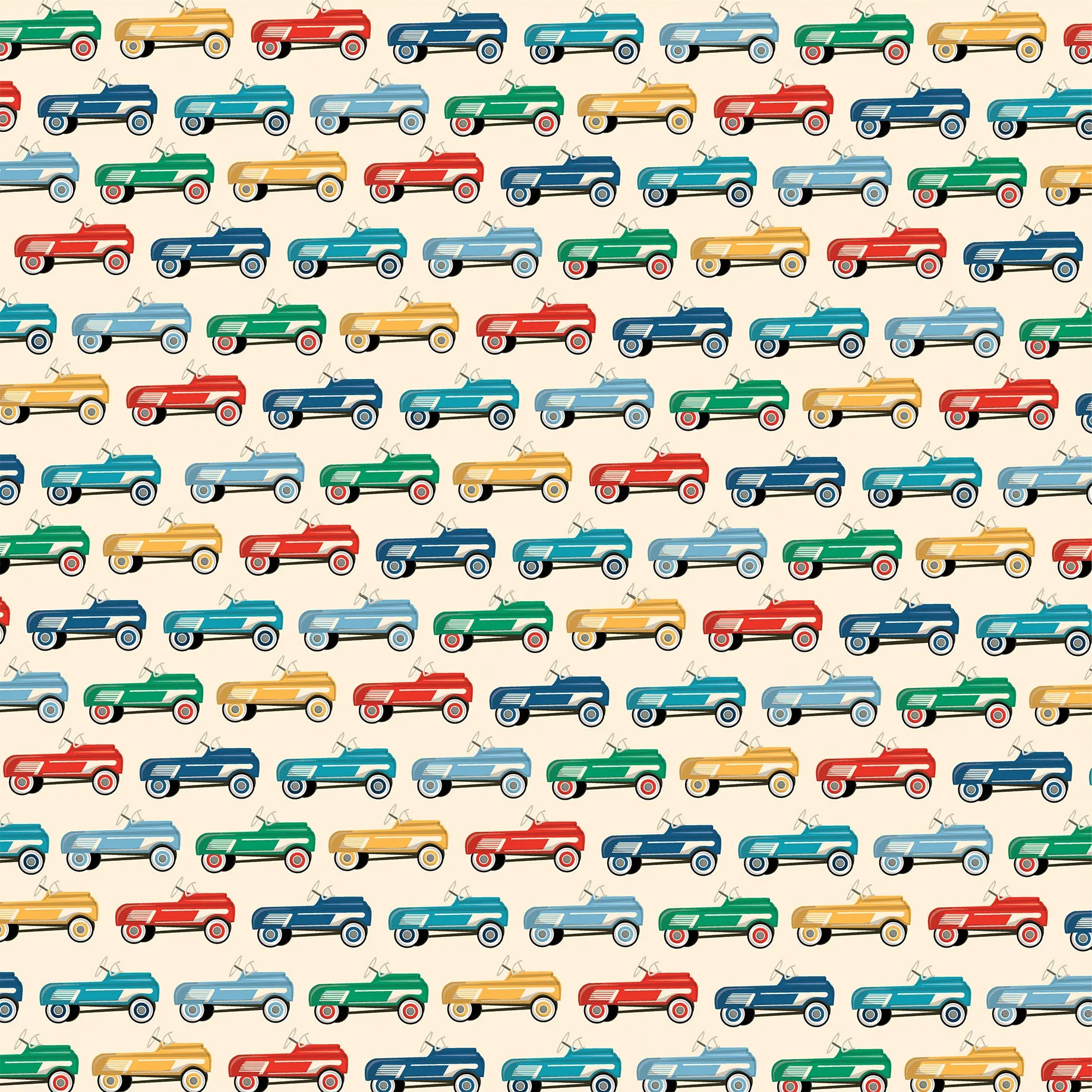 Carta Bella - Mercantile - 12x12 Single Sheets - Vintage Cars