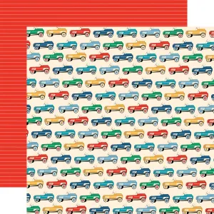 Carta Bella - Mercantile - 12x12 Single Sheets - Vintage Cars