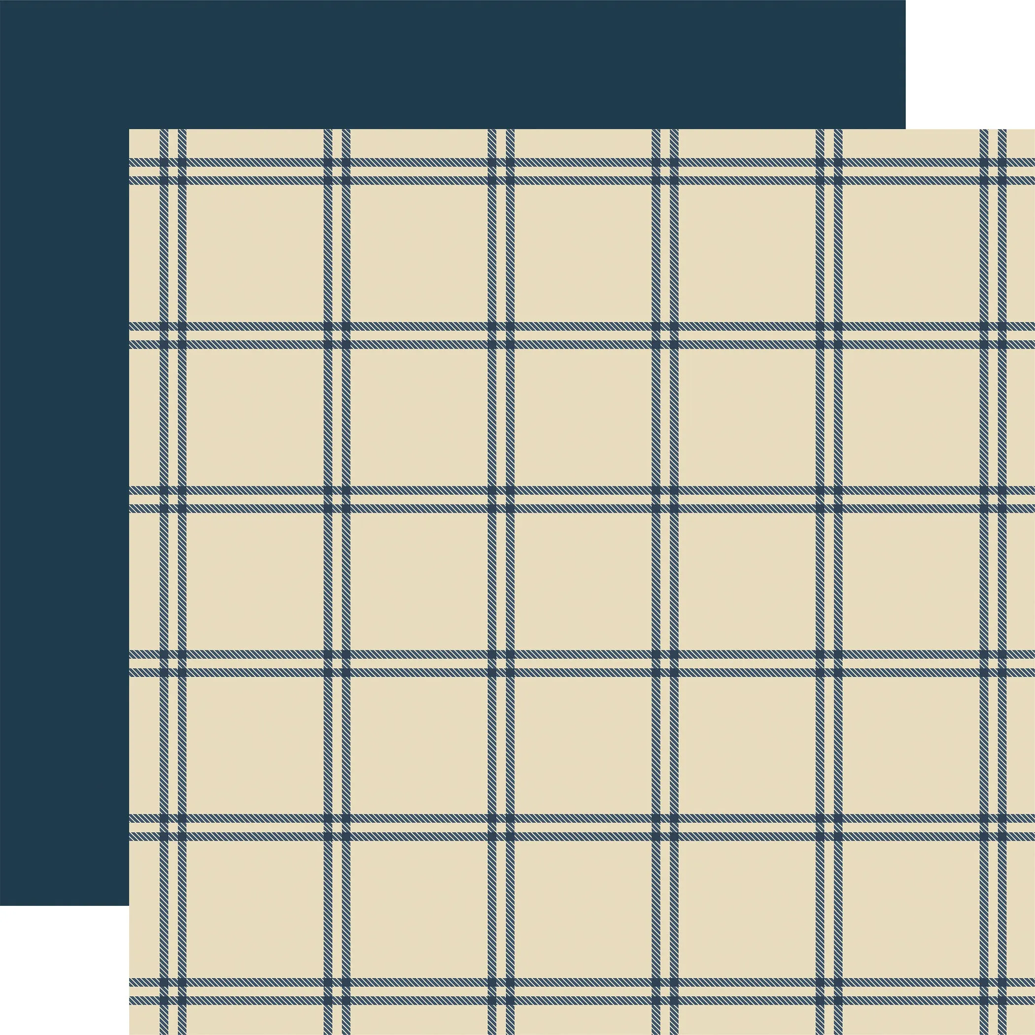 Carta Bella - Tartan No. 3 - 12x12 Single Sheet / York Plaid