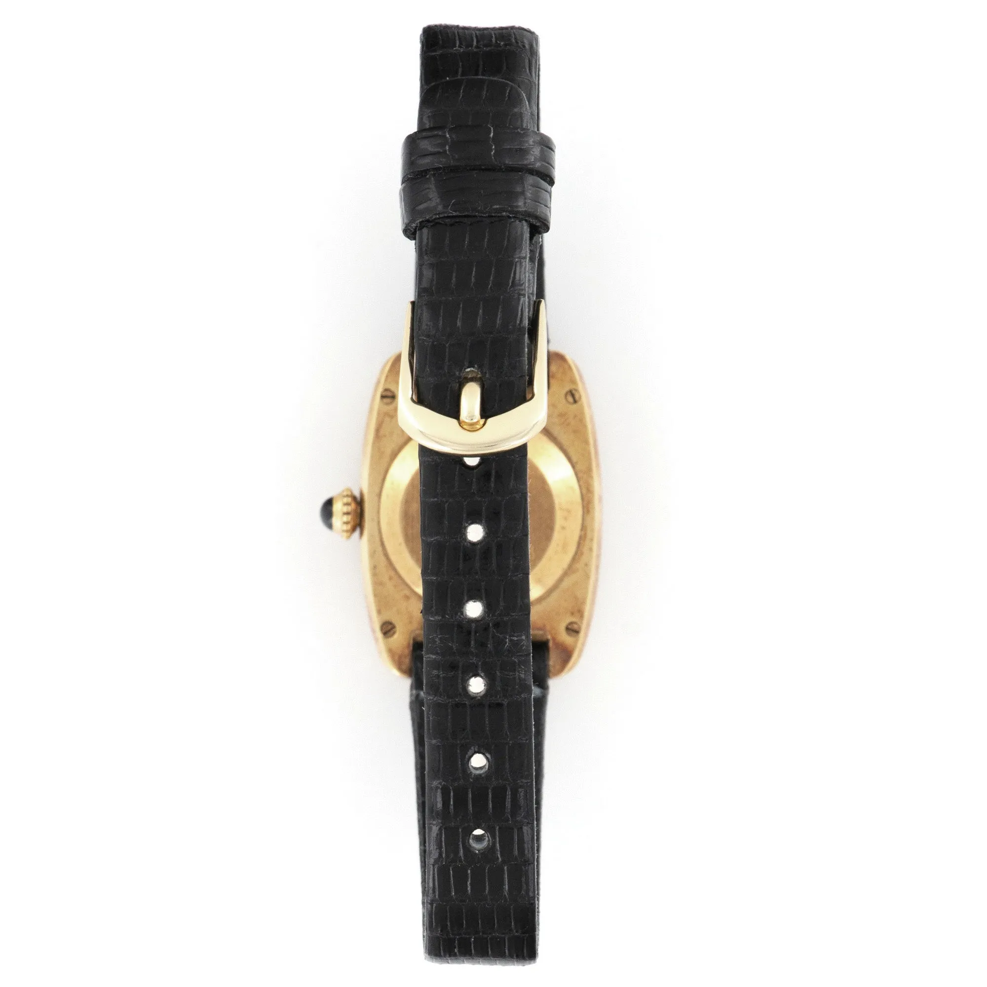 Cartier Yellow Gold Tank Faberge Watch, 1970s
