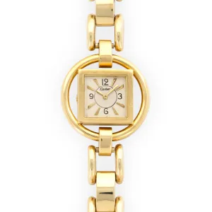 Cartier Yellow Gold Unusual Bracelet Watch