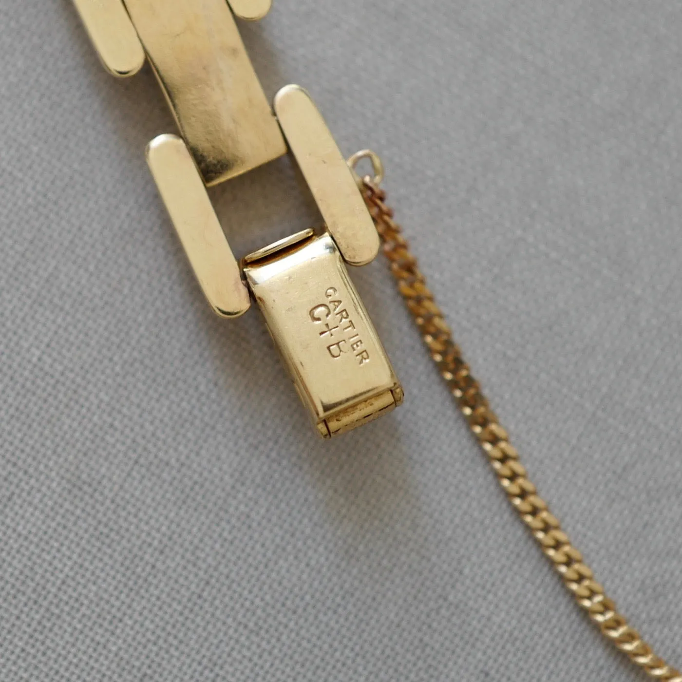 Cartier Yellow Gold Unusual Bracelet Watch