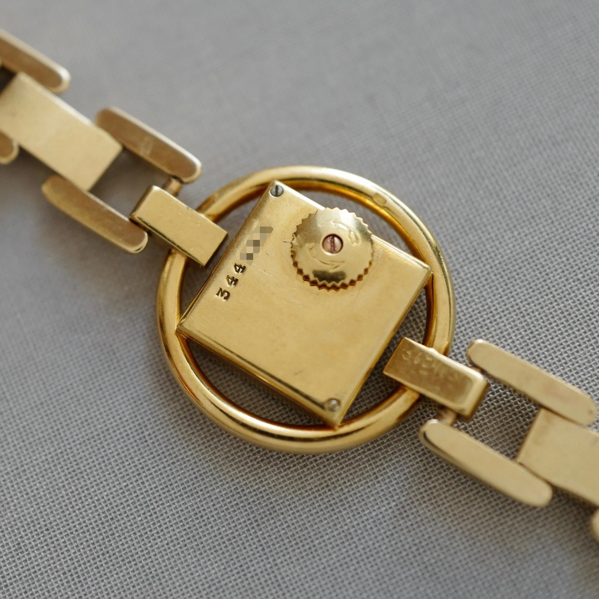 Cartier Yellow Gold Unusual Bracelet Watch