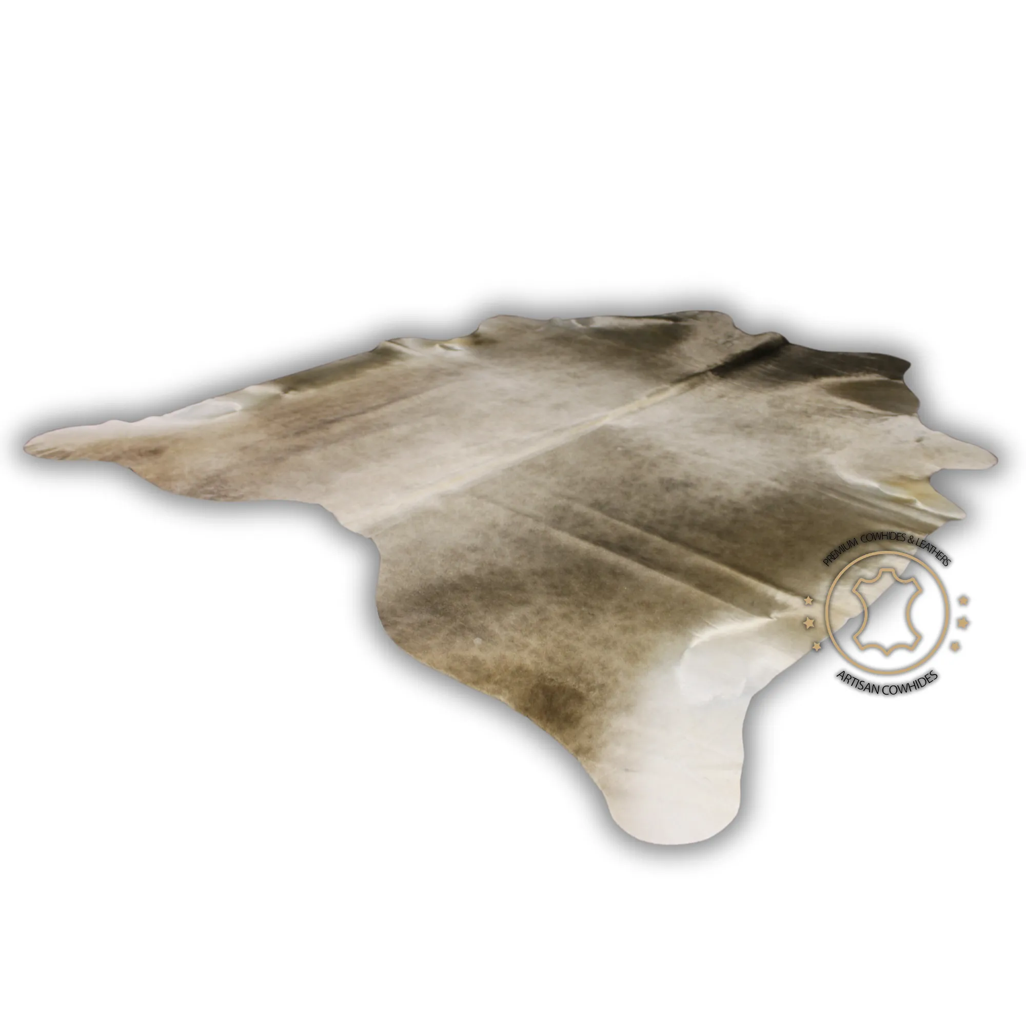 Champagne Cowhide Rug - Size: 7 x 7 Ft - Premium Cowhide Rug