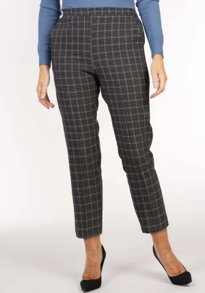 Check Pv Bk Elst Pant - Check