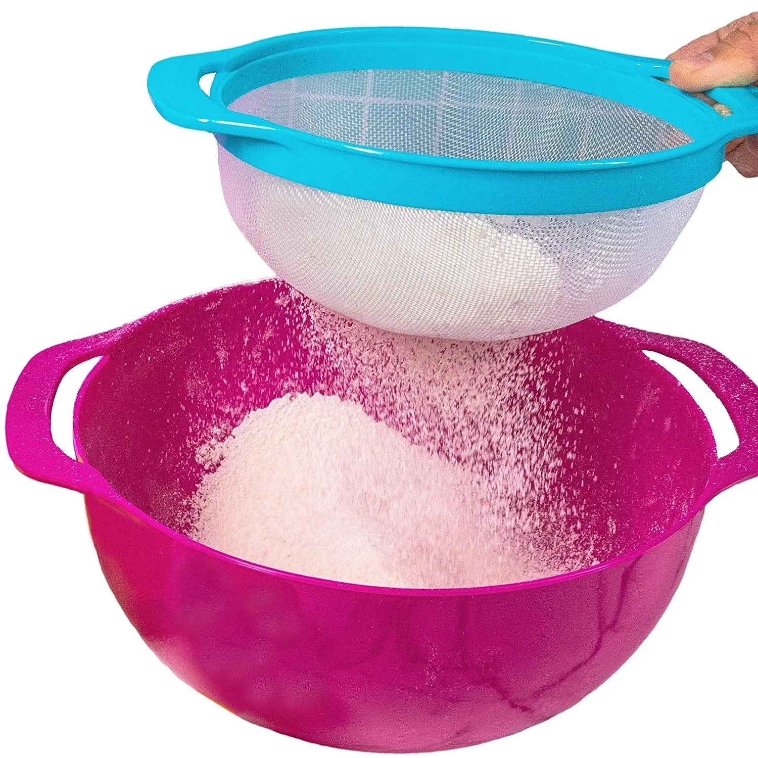 Cheer Collection 15 Piece Nested Bowl and Measuring Utensil Set - N/A