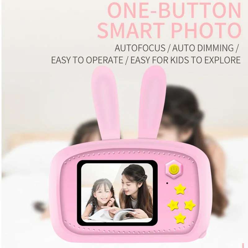 Children HD Digital Camera 2 inch Cute Cartoon Camera Toy