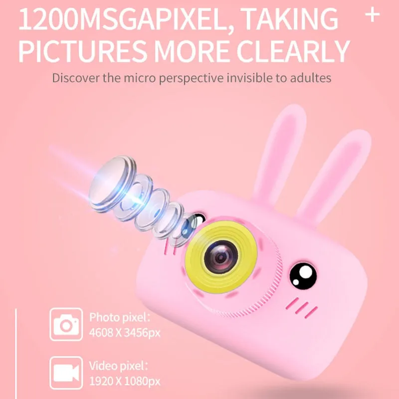 Children HD Digital Camera 2 inch Cute Cartoon Camera Toy