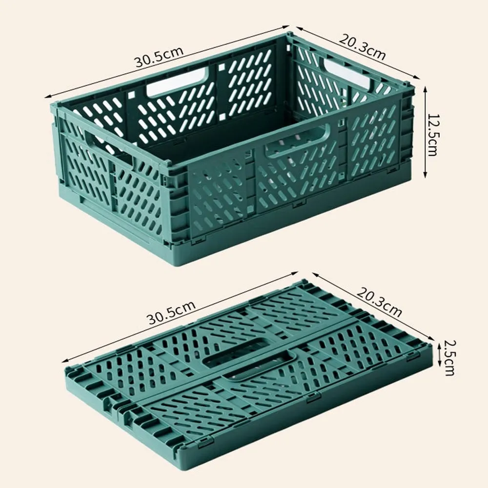 Collapsible Plastic Storage Carton Box