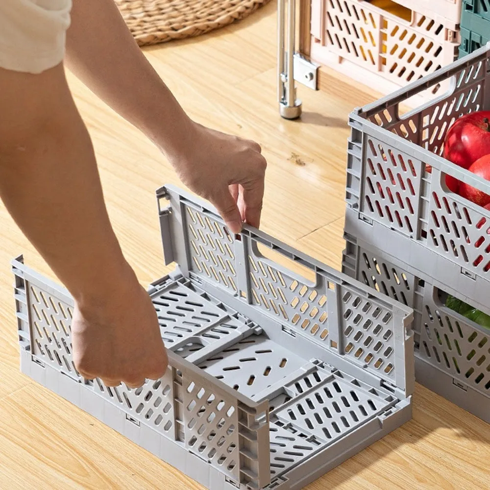 Collapsible Plastic Storage Carton Box