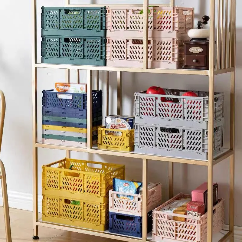 Collapsible Plastic Storage Carton Box