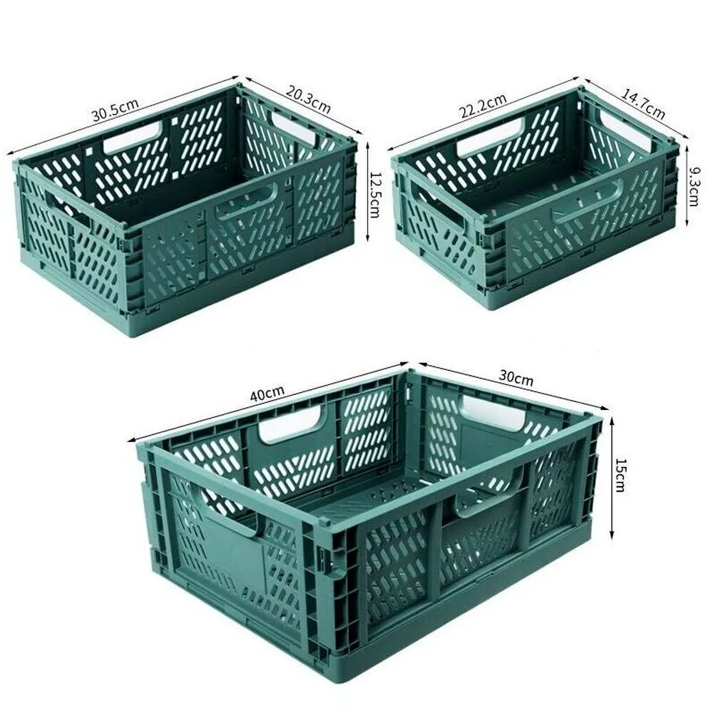 Collapsible Plastic Storage Carton Box