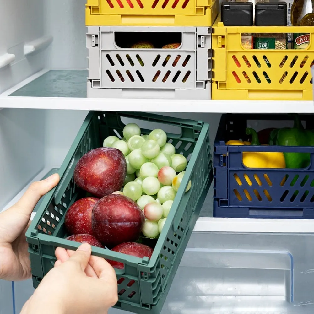Collapsible Plastic Storage Carton Box