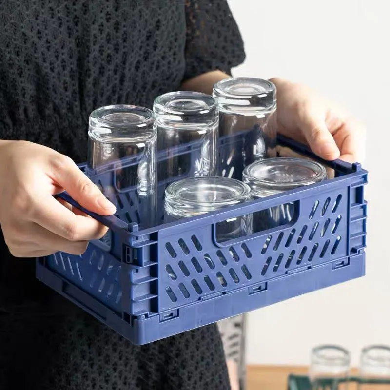 Collapsible Plastic Storage Carton Box