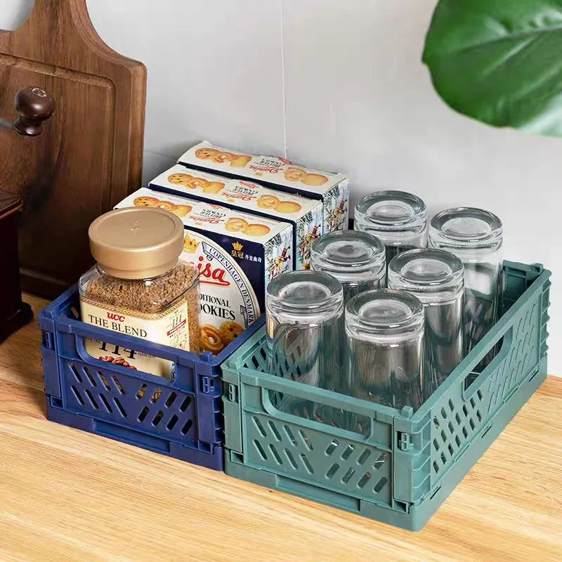 Collapsible Plastic Storage Carton Box