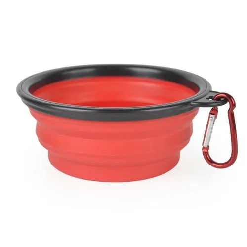 Collapsible Travel Dog Bowls - 3 Pack Set