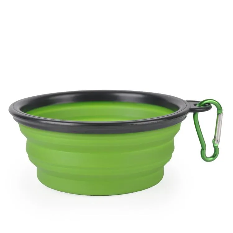 Collapsible Travel Dog Bowls - 3 Pack Set