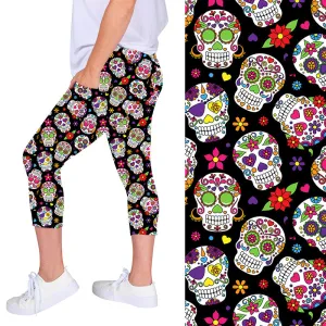 Colour Skulls Deluxe Pocket Capri