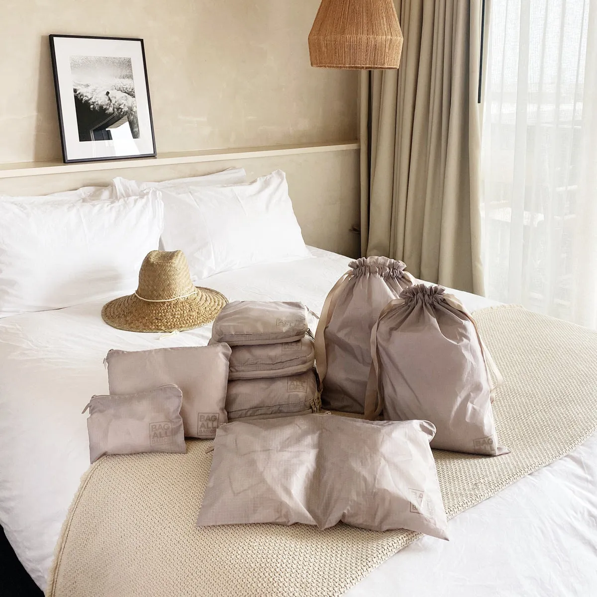 Compression Packing Cubes Set of 3 - Taupe