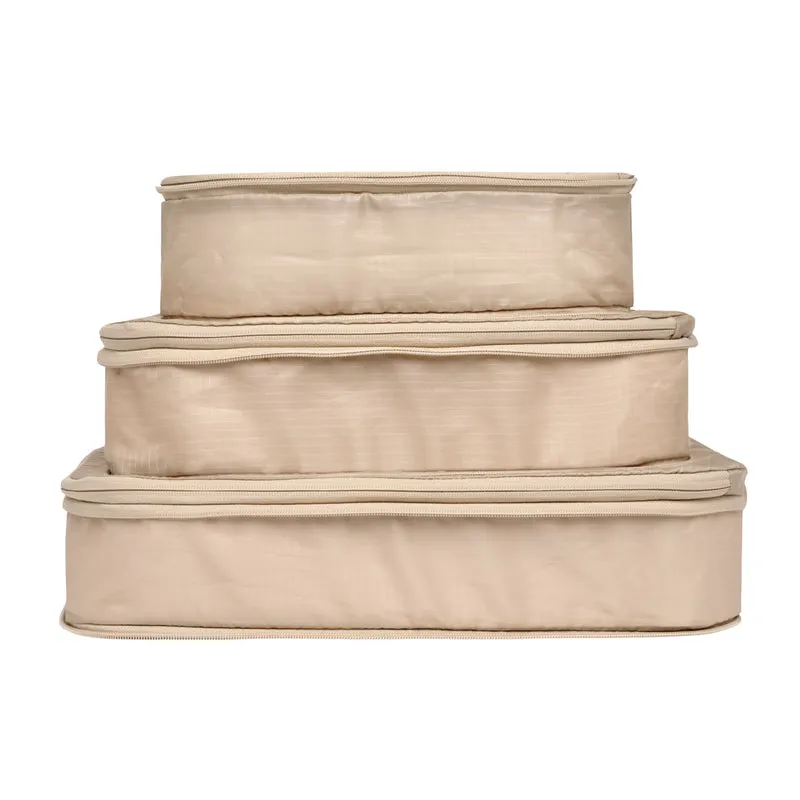 Compression Packing Cubes Set of 3 - Taupe